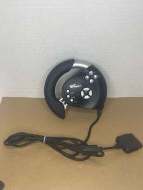 Radica Gamester Pro Racer Handheld Steering Wheel Controller for PlayStation 2